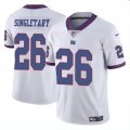 Cheap Men's New York Giants #26 Devin Singletary White Color Rush Limited Football Stitched Jersey