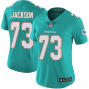 Wholesale Cheap Nike Dolphins #73 Austin Jackson Aqua Green Team Color Women's Stitched NFL Vapor Untouchable Limited Jersey