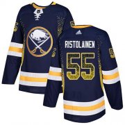 Wholesale Cheap Adidas Sabres #55 Rasmus Ristolainen Navy Blue Home Authentic Drift Fashion Stitched NHL Jersey