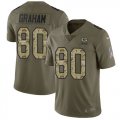 Wholesale Cheap Nike Packers #80 Jimmy Graham Olive/Camo Youth Stitched NFL Limited 2017 Salute to Service Jersey
