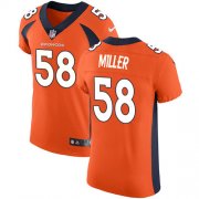 Wholesale Cheap Nike Broncos #58 Von Miller Orange Team Color Men's Stitched NFL Vapor Untouchable Elite Jersey