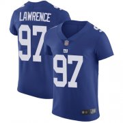 Wholesale Cheap Nike Giants #97 Dexter Lawrence Royal Blue Team Color Men's Stitched NFL Vapor Untouchable Elite Jersey