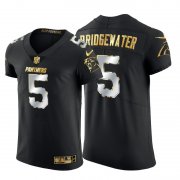 Wholesale Cheap Carolina Panthers #5 Teddy Bridgewater Men's Nike Black Edition Vapor Untouchable Elite NFL Jersey