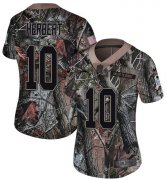 Wholesale Cheap Nike Chargers #10 Justin Herbert Camo Women's Stitched NFL Limited Rush Realtree Jersey
