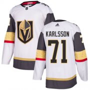 Wholesale Cheap Adidas Golden Knights #71 William Karlsson White Road Authentic Stitched NHL Jersey