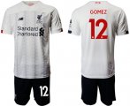 Wholesale Cheap Liverpool #12 Gomez Away Soccer Club Jersey