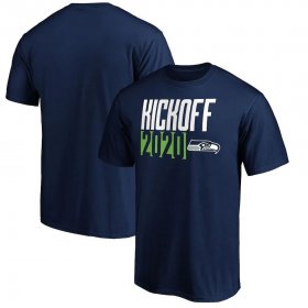 Wholesale Cheap Seattle Seahawks Fanatics Branded Kickoff 2020 T-Shirt College Navy