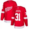 Wholesale Cheap Adidas Red Wings #31 Curtis Joseph Red Home Authentic Stitched NHL Jersey
