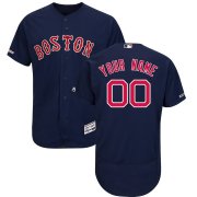 Wholesale Cheap Boston Red Sox Majestic Alternate Flex Base Authentic Collection Custom Jersey Navy