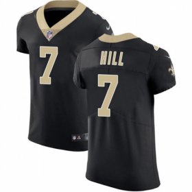 Wholesale Cheap Nike Saints #7 Taysom Hill Black Team Color Men\'s Stitched NFL Vapor Untouchable Elite Jersey