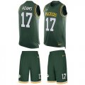 Wholesale Cheap Nike Packers #17 Davante Adams Green Team Color Men's Stitched NFL Limited Tank Top Suit Jersey