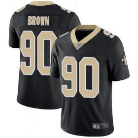 Wholesale Cheap Nike Saints #90 Malcom Brown Black Team Color Men\'s Stitched NFL Vapor Untouchable Limited Jersey
