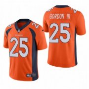 Wholesale Cheap Men's Orange Denver Broncos #25 Melvin Gordon III Vapor Untouchable Limited Stitched Jersey