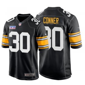 Wholesale Cheap Nike Steelers #30 James Conner Super Bowl XIII 1978 Retro Game NFL Jersey Black