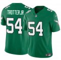 Cheap Men's Philadelphia Eagles #54 Jeremiah Trotter Jr Green 2024 Draft F.U.S.E. Vapor Untouchable Throwback Limited Football Stitched Jersey