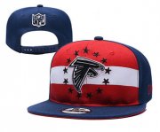 Wholesale Cheap Falcons Team Logo Navy Red 2019 Draft Adjustable Hat YD
