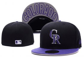 Wholesale Cheap Colorado Rockies fitted hats 01