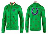 Wholesale Cheap NFL Indianapolis Colts Team Logo Jacket Green