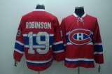 Wholesale Cheap Canadiens #19 Larry Robinson Stitched Red CH CCM Throwback NHL Jersey