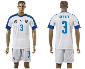 Wholesale Cheap Slovakia #3 Skrtel Home Soccer Country Jersey