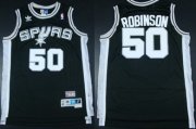 Wholesale Cheap San Antonio Spurs #50 David Robinson Black Swingman Throwback Jersey