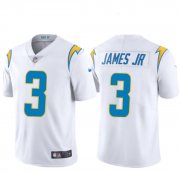 Wholesale Cheap Youth Los Angeles Chargers #3 Derwin James Jr. White Vapor Untouchable Limited Stitched Jersey