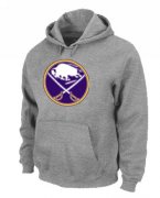 Wholesale Cheap NHL Buffalo Sabres Big & Tall Logo Pullover Hoodie Grey
