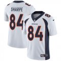 Wholesale Cheap Nike Broncos #84 Shannon Sharpe White Men's Stitched NFL Vapor Untouchable Limited Jersey