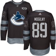 Wholesale Cheap Adidas Canucks #89 Alexander Mogilny Black 1917-2017 100th Anniversary Stitched NHL Jersey
