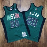 Wholesale Cheap Men's Boston Celtics #20 Ray Allen Green 2007 Hardwood Classics Soul AU Throwback Jersey