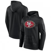 Wholesale Cheap Men's San Francisco 49ers Black On The Ball Pullover Hoodie