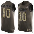 Wholesale Cheap Nike Packers #10 Darrius Shepherd Green Men's Stitched NFL Limited Salute To Service Tank Top Jersey