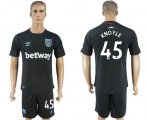 Wholesale Cheap West Ham United #45 Knoyle Away Soccer Club Jersey