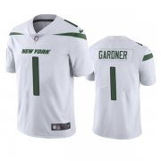 Wholesale Men's New York Jets #1 Ahmad Gardner 2022 White Vapor Untouchable Limited Stitched Jersey