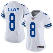 Wholesale Cheap Nike Cowboys #8 Troy Aikman White Women's Stitched NFL Vapor Untouchable Limited Jersey