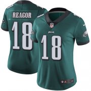 Wholesale Cheap Nike Eagles #18 Jalen Reagor Green Team Color Women's Stitched NFL Vapor Untouchable Limited Jersey
