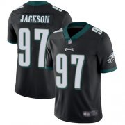 Wholesale Cheap Nike Eagles #97 Malik Jackson Black Alternate Men's Stitched NFL Vapor Untouchable Limited Jersey