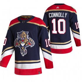 Wholesale Cheap Florida Panthers #10 Brett Connolly Black Men\'s Adidas 2020-21 Reverse Retro Alternate NHL Jersey
