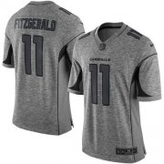 Wholesale Cheap Nike Cardinals #11 Larry Fitzgerald Gray Men's Stitched NFL Limited Gridiron Gray Jersey