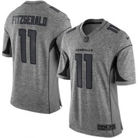 Wholesale Cheap Nike Cardinals #11 Larry Fitzgerald Gray Men\'s Stitched NFL Limited Gridiron Gray Jersey