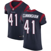 Wholesale Cheap Nike Texans #41 Zach Cunningham Navy Blue Team Color Men's Stitched NFL Vapor Untouchable Elite Jersey