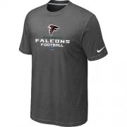 Wholesale Cheap Nike Atlanta Falcons Critical Victory NFL T-Shirt Dark Grey