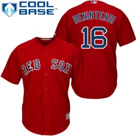 Wholesale Cheap Red Sox #16 Andrew Benintendi Red Cool Base Stitched Youth MLB Jersey