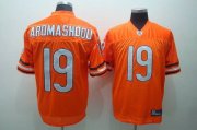 Wholesale Cheap Bears #19 Devin Aromashodu Orange Stitched NFL Jersey