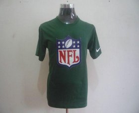 Wholesale Cheap Nike NFL Sideline Legend Authentic Logo Dri-FIT NFL Logo T-Shirt Dark Green