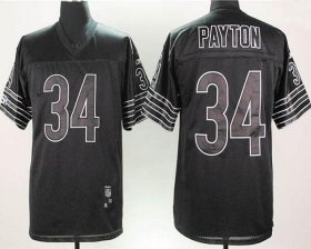 Wholesale Cheap Bears #34 Walter Payton Black Shadow Stitched NFL Jersey