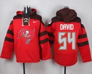 Wholesale Cheap Nike Buccaneers #54 Lavonte David Red Player Pullover NFL Hoodie