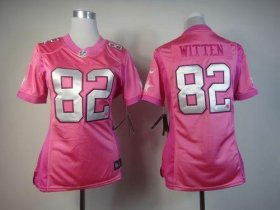 Wholesale Cheap Nike Cowboys #82 Jason Witten Pink Women\'s Be Luv\'d Stitched NFL New Elite Jersey