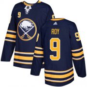Wholesale Cheap Adidas Sabres #9 Derek Roy Navy Blue Home Authentic Stitched NHL Jersey