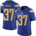 Wholesale Cheap Nike Chargers #37 Jahleel Addae Electric Blue Men's Stitched NFL Limited Rush Jersey